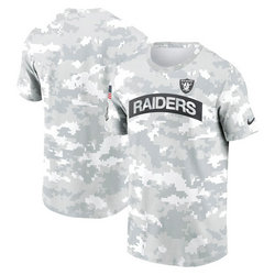 Las Vegas Raiders 2024 Camo Salute To Service T-shirt