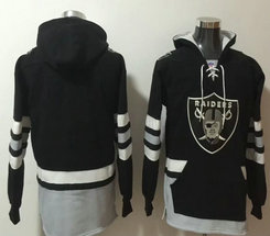 Las Vegas Raiders Blank Black All Stitched Hooded Sweatshirt