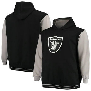 Las Vegas Raiders Fanatics Branded Big & Tall Block Party Pullover Hoodie