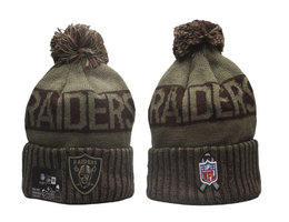 Las Vegas Raiders NFL Knit Beanie Hats YP 13