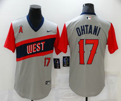 Los Angeles Angels #17 Shohei Ohtani 2021 Players Weekend number in front Authentic MLB Stitched Jersey