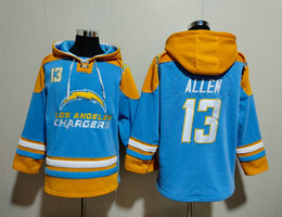 Los Angeles Chargers #13 Keenan Allen 2023 All Stitched Hooded Sweatshirt