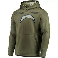 Los Angeles Chargers 2024 Army green Pullove Hoodie