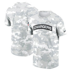 Los Angeles Chargers 2024 Camo Salute To Service T-shirt