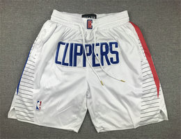 Los Angeles Clippers 2024 White shorts