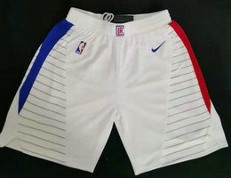 Los Angeles Clippers White Swingman Shorts