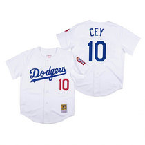 Los Angeles Dodgers #10 Ron Cey White Mitchell & Ness Authentic Stitched MLB Jersey