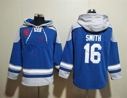 Los Angeles Dodgers #16 Will Smith Blue Hooded