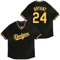 Los Angeles Dodgers #24 Kobe Bryant Pullover Authentic MLB Stitched Jersey