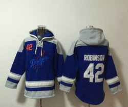 Los Angeles Dodgers #42 Jackie Robinson Stitched Hoodies