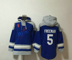 Los Angeles Dodgers #5 Freddie Freeman Stitched Hoodies
