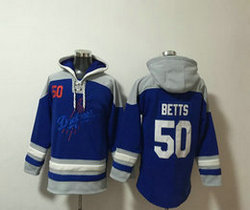 Los Angeles Dodgers #50 Mookie Betts Stitched Hoodies