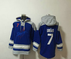 Los Angeles Dodgers #7 Julio Urias Stitched Hoodies