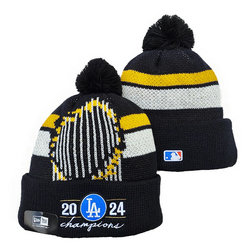 Los Angeles Dodgers 2024 World Series Champions MLB Knit Beanie Hats YD 15