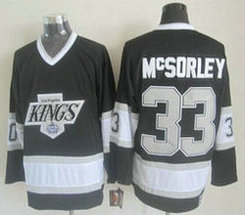 Los Angeles Kings #33 Marty McSorley Black Throwback CCM Jerseys