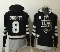 Los Angeles Kings #8 Drew Doughty All Stitched Hooded Sweatshirt