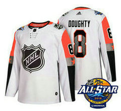 Los Angeles Kings #8 Drew Doughty White 2018 NHL All-Star Stitched Ice Hockey Jersey