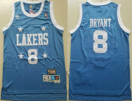 Los Angeles Lakers #8 Kobe Bryant Blue All-Star Classic Throwback Authentic Stitched NBA jersey