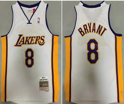Los Angeles Lakers #8 Kobe Bryant Purple 2003-04 Hardwood Classic Stitched Jersey