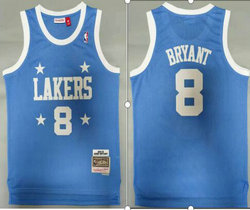Los Angeles Lakers #8 Kobe Bryant Sky blue 2004-05 Hardwood Classics Authentic Stitched NBA Jersey