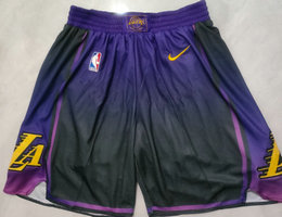 Los Angeles Lakers 2025 City NBA Shorts