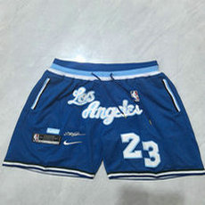 Los Angeles Lakers 2026 blue throwback Shorts