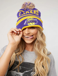 Los Angeles Lakers NBA Knit Beanie Hats YD 2