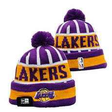 Los Angeles Lakers NBA Knit Beanie Hats YD 4