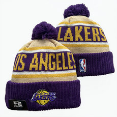 Los Angeles Lakers NBA Knit Beanie Hats YD 9