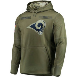 Los Angeles Rams 2024 Army green Pullove Hoodie