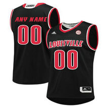 Louisville Cardinals Customized College Black Authentic Basketball Jersey