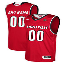 Louisville Cardinals Customized College Red Authentic Basketball Jersey
