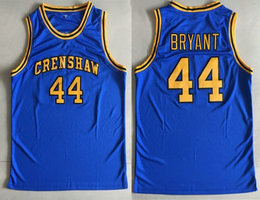 Mamba Crenshaw High School #44 Kobe Bryant blue Basketball Jersey