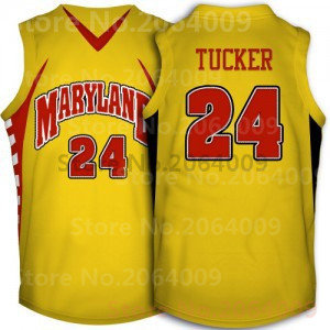 Maryland Terrapins #24 Cliff Tucker jersey