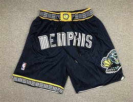 Memphis Grizzlies 2022 City Navy Blue Shorts