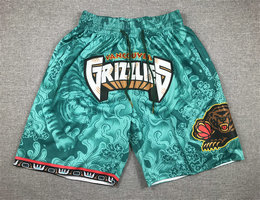 Memphis Grizzlies Green 2023 Year of the Tiger shorts