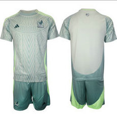 Mexico 2024-25 Blank Away Mexico Soccer Jersey