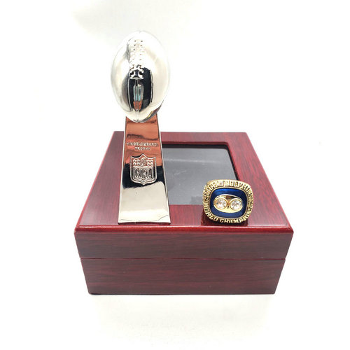 Miami Dolphins 1973 NFL one ring + one trophy set