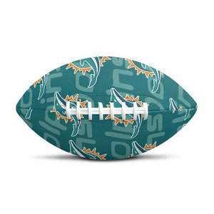 Miami Dolphins Team Logo Mini Football