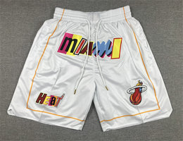 Miami Heat 2023 City white Shorts