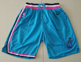 Miami Heat Light Blue Shorts