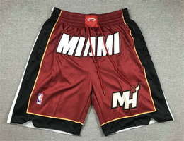Miami Heat Red 2023 Shorts 1