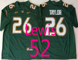 Miami Hurricanes #52 Lewis Green 2018 Stitched NCAA Jerseys