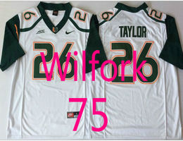 Miami Hurricanes #75 Wilfork White 2018 Stitched NCAA Jerseys