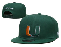 Miami Hurricanes NCAA Snapbacks Hats YS 01