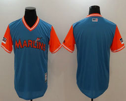 Miami Marlins Blank 2018 Players Weekend Authentic Stitched MLB Jersey