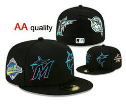 Miami Marlins MLB Fitted hats yd 1
