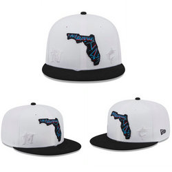 Miami Marlins MLB Snapbacks Hats TX 001