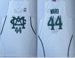 Michigan State College #44 Nick Ward White Basketball Jersey