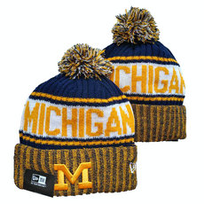 Michigan Wolverines NCAA Knit Beanie Hats 1
